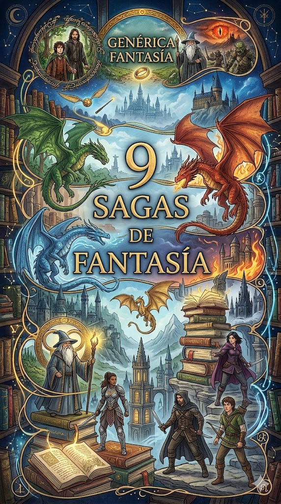 9 sagas de fantasía recomendadas por Casandra Santos